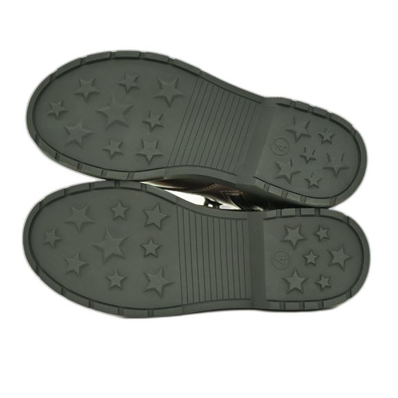 Art Class Girls Side Zipper Dark Color Rainbow Boots Size 4 - Picture 6 of 6